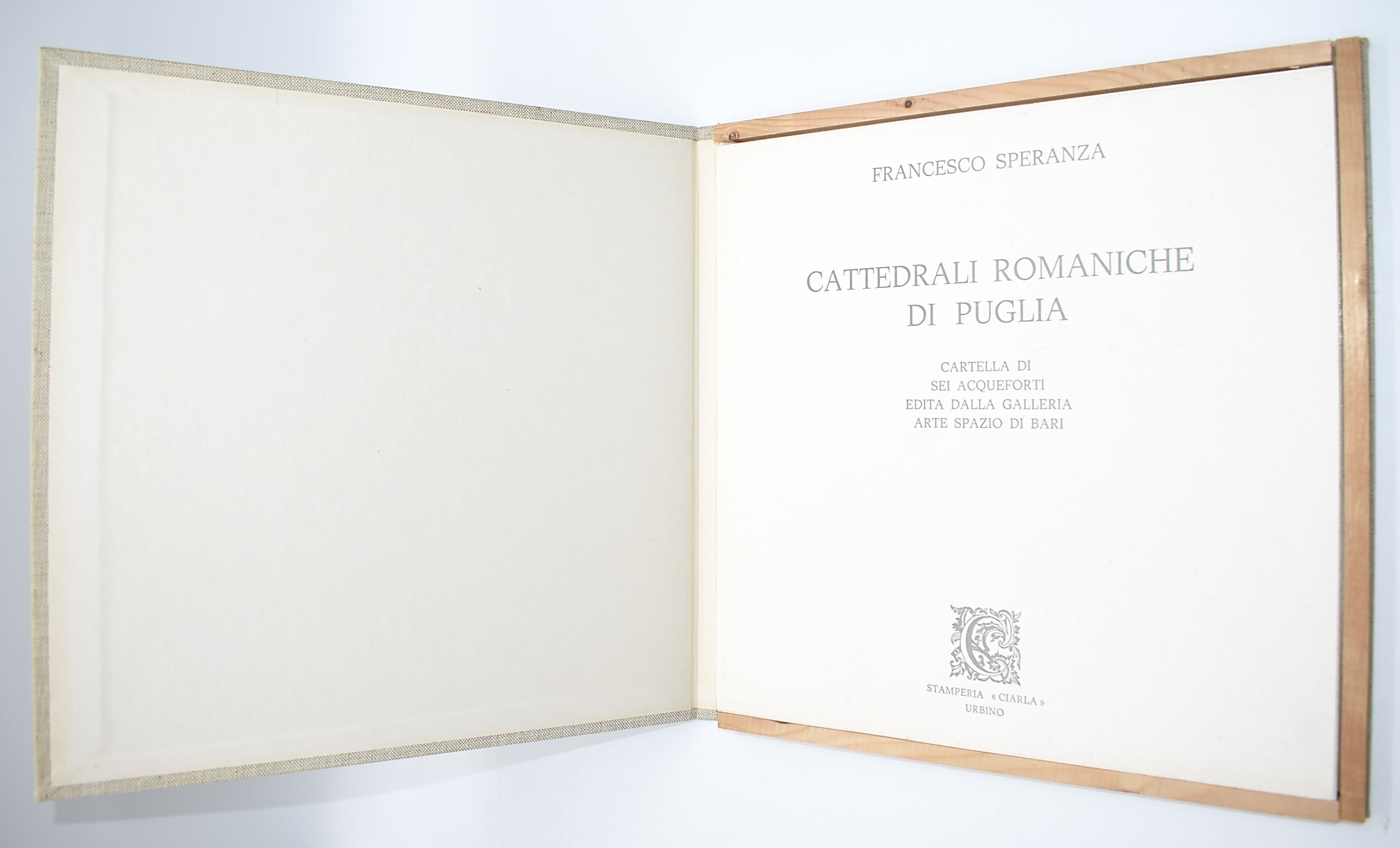 Francesco Speranza, Cattedrali romaniche di Puglia (cartella con sei acqueforti, 1977)