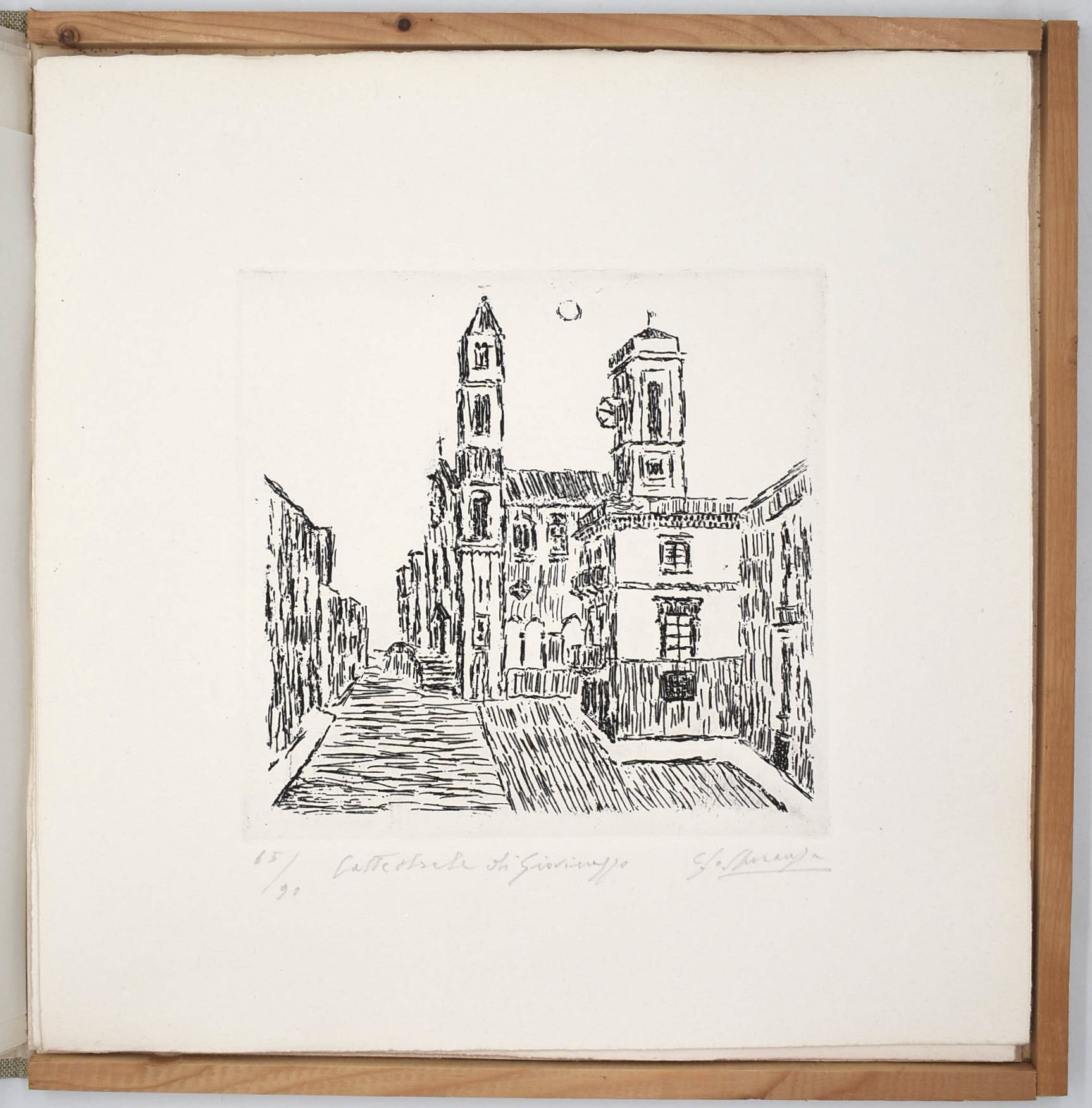 Francesco Speranza, Cattedrali romaniche di Puglia (cartella con sei acqueforti, 1977)