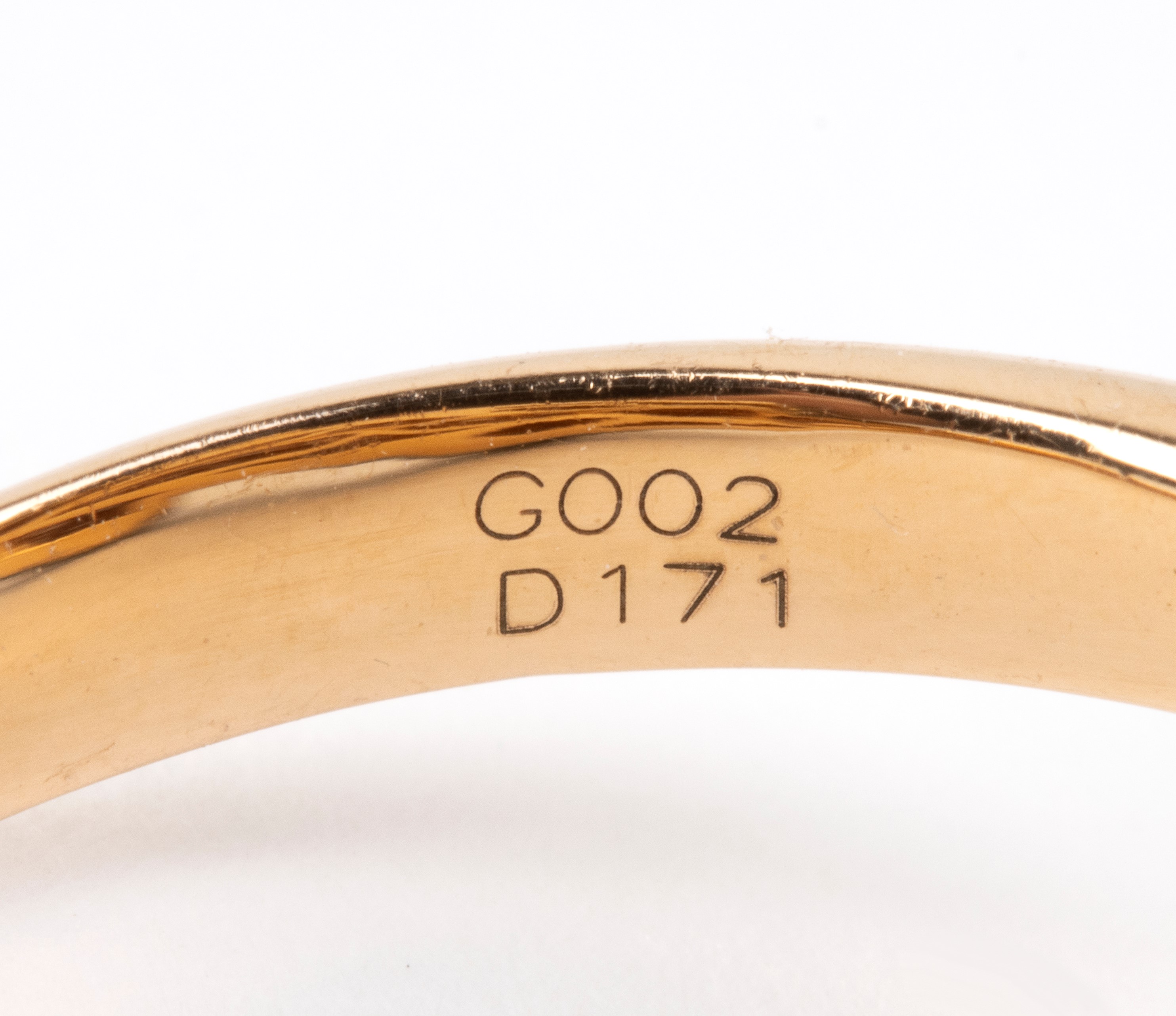 Branar Paris - Branar, Anello in oro rosa 18k con diamanti e tsavoriti a forma di scimmietta
