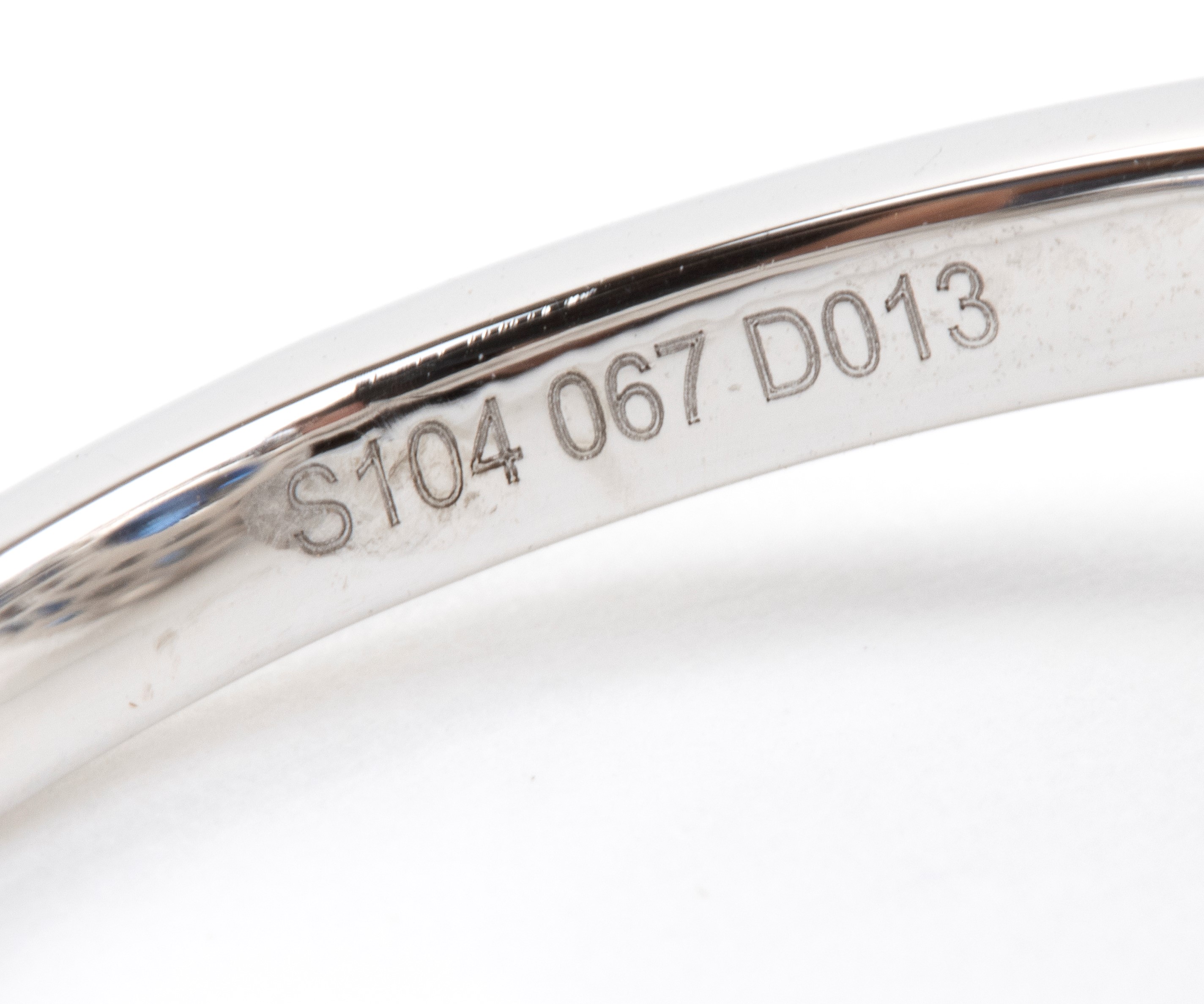 Branar Paris - Branar, Anello in platino in stile déco con zaffiri e diamanti