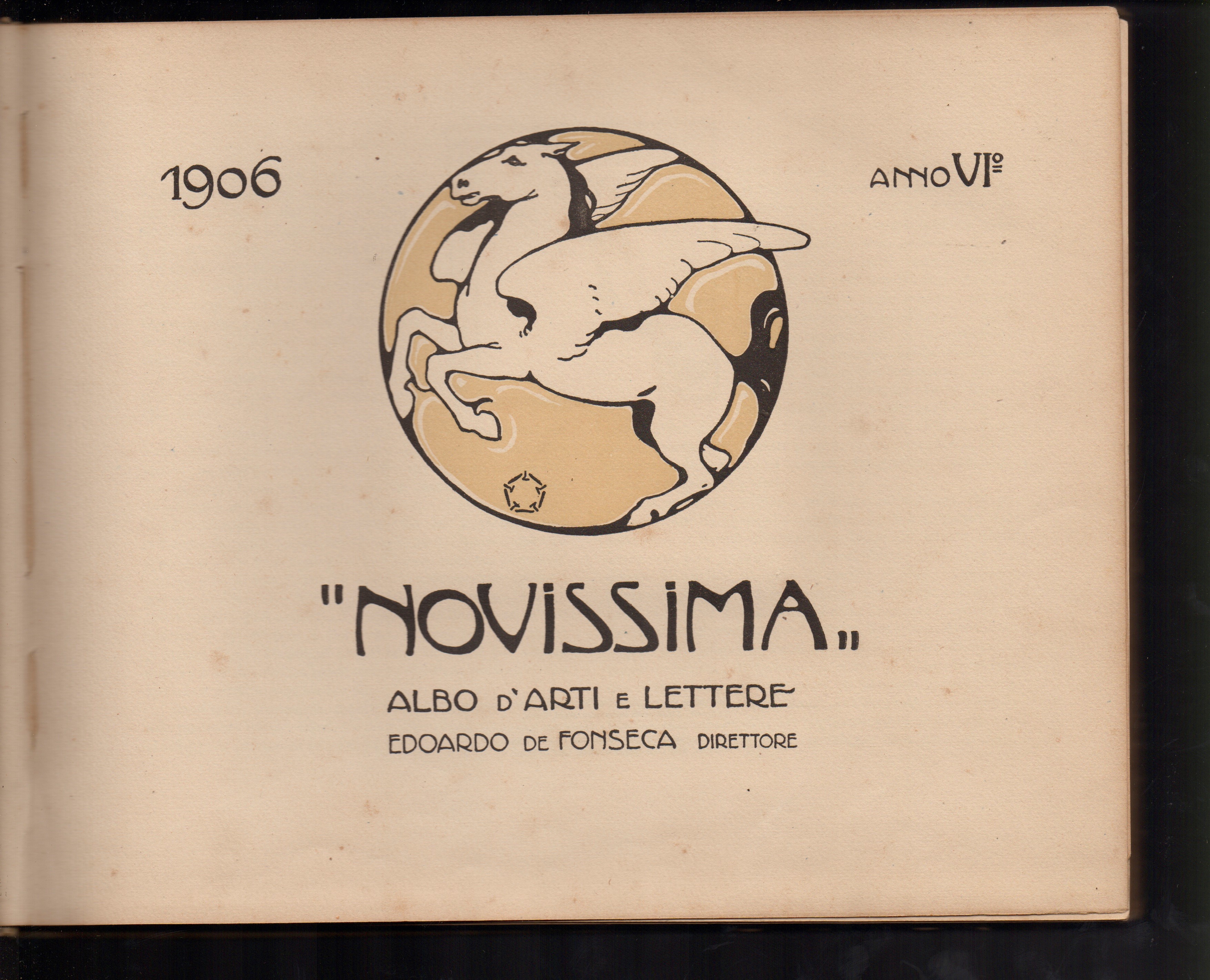 Aa.vv. - Novissima. Albo annuale d’arti e lettere, Anno VI (1906)