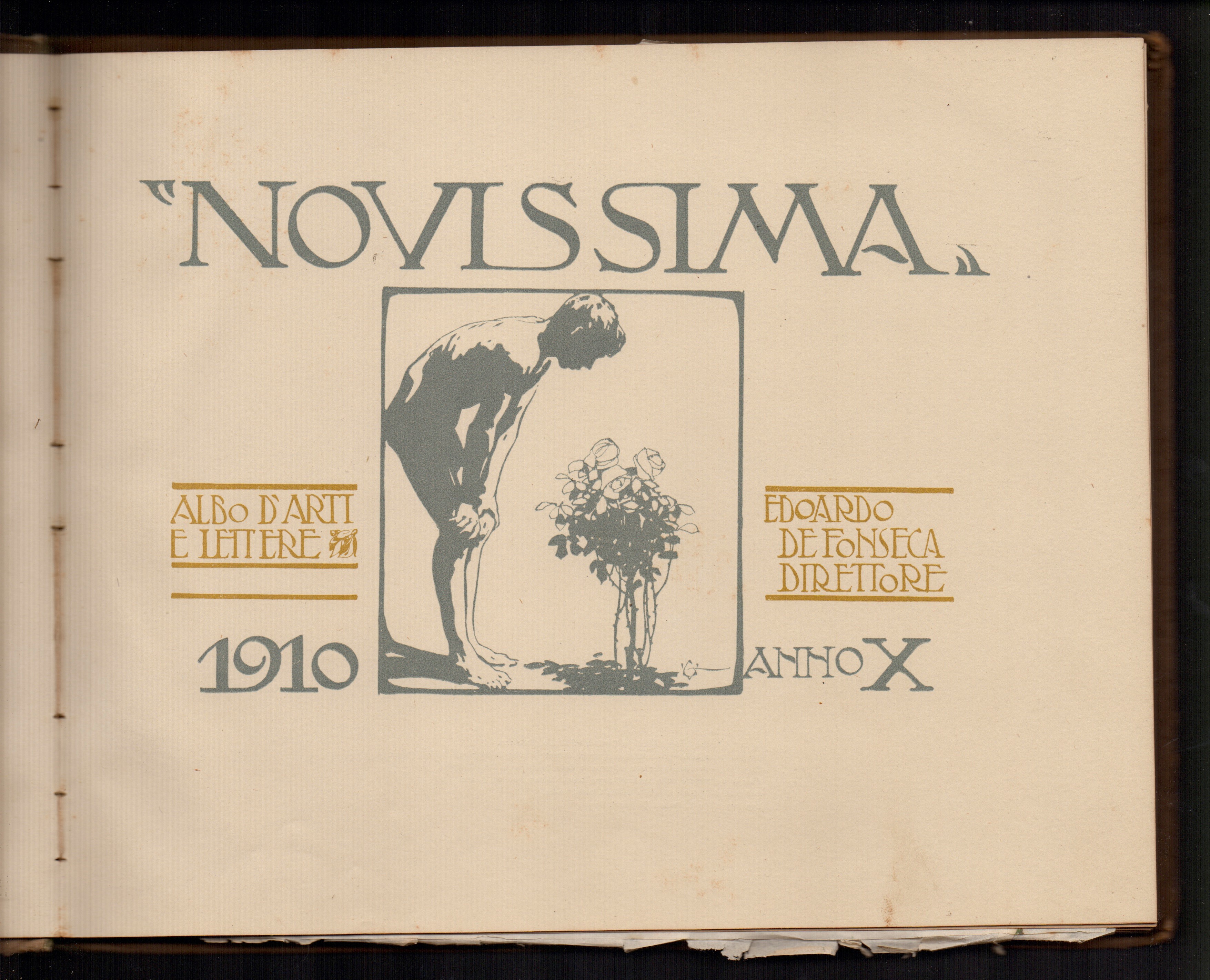 Aa.vv. - Novissima. Albo annuale d’arti e lettere, Anno X