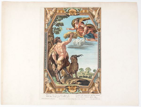 Pan e Luna, da Annibale Carracci