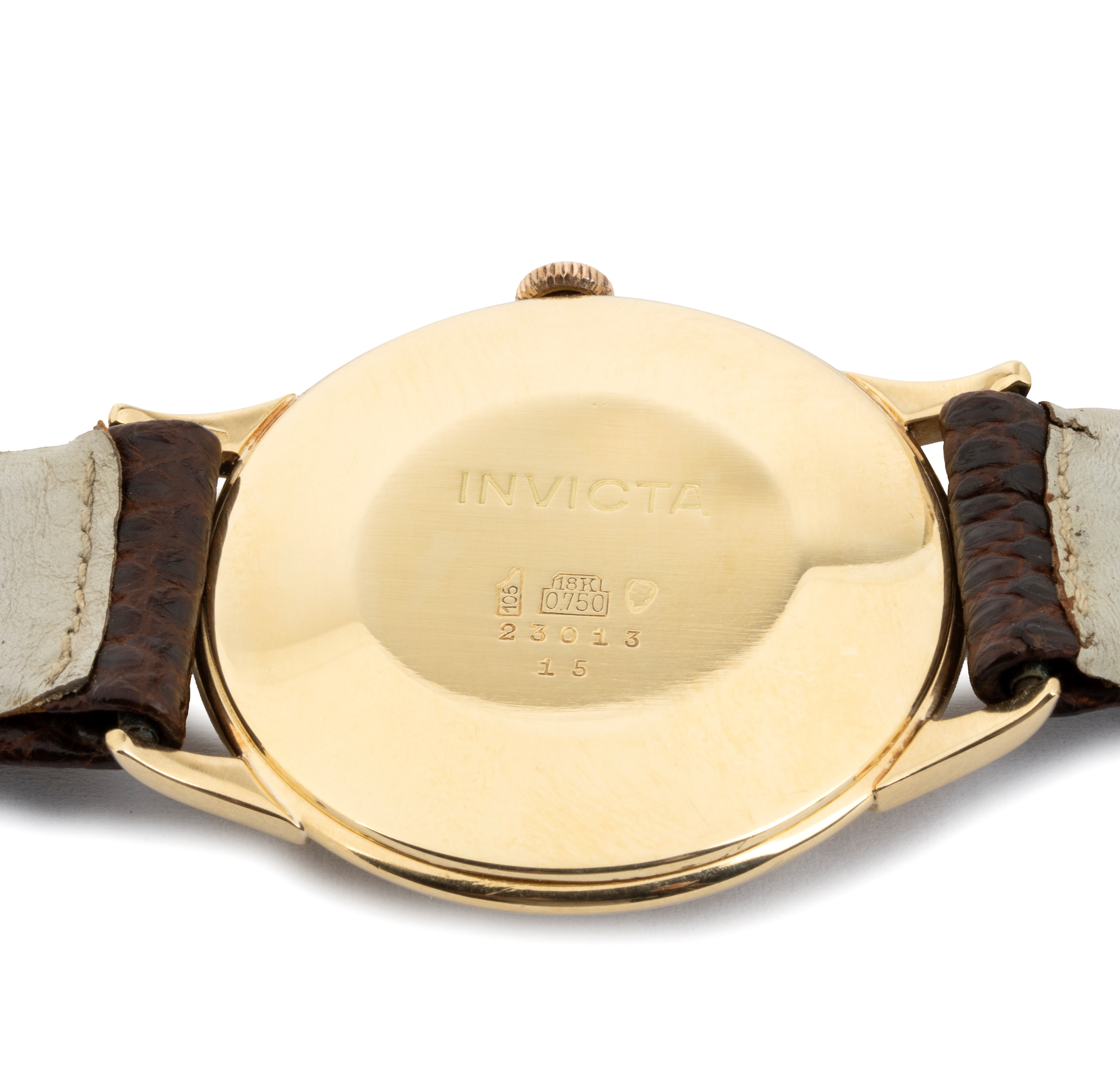 Invicta - Orologio da polso anni ’60 con cassa in oro e movimento meccanico manuale