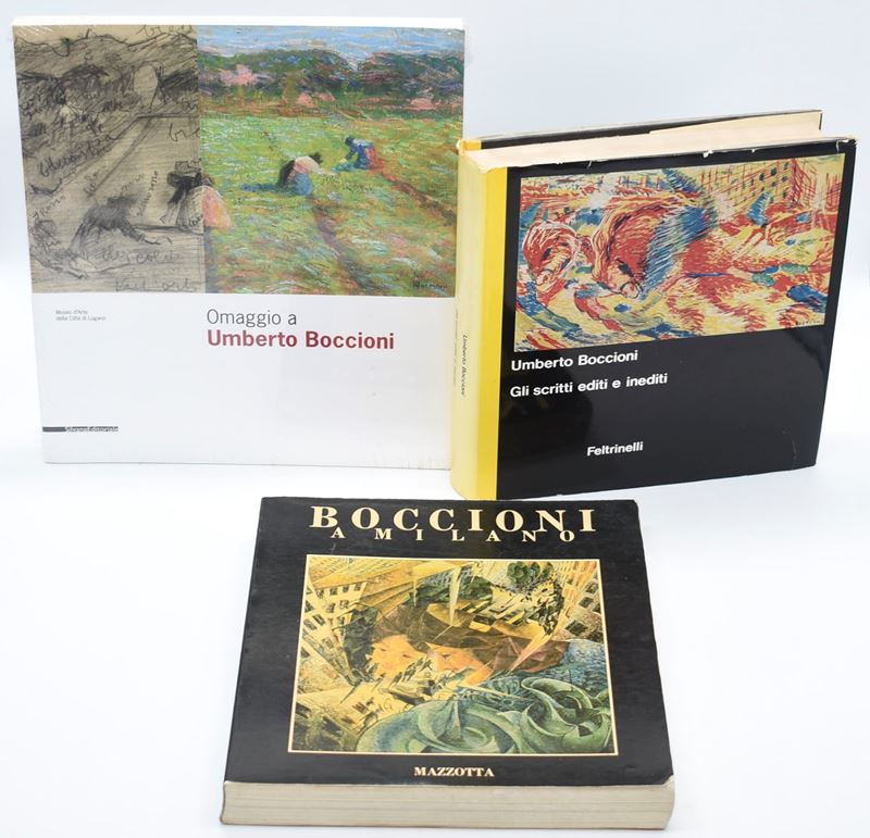 Umberto Boccioni e il Futurismo, opere e scritti. Tre volumi