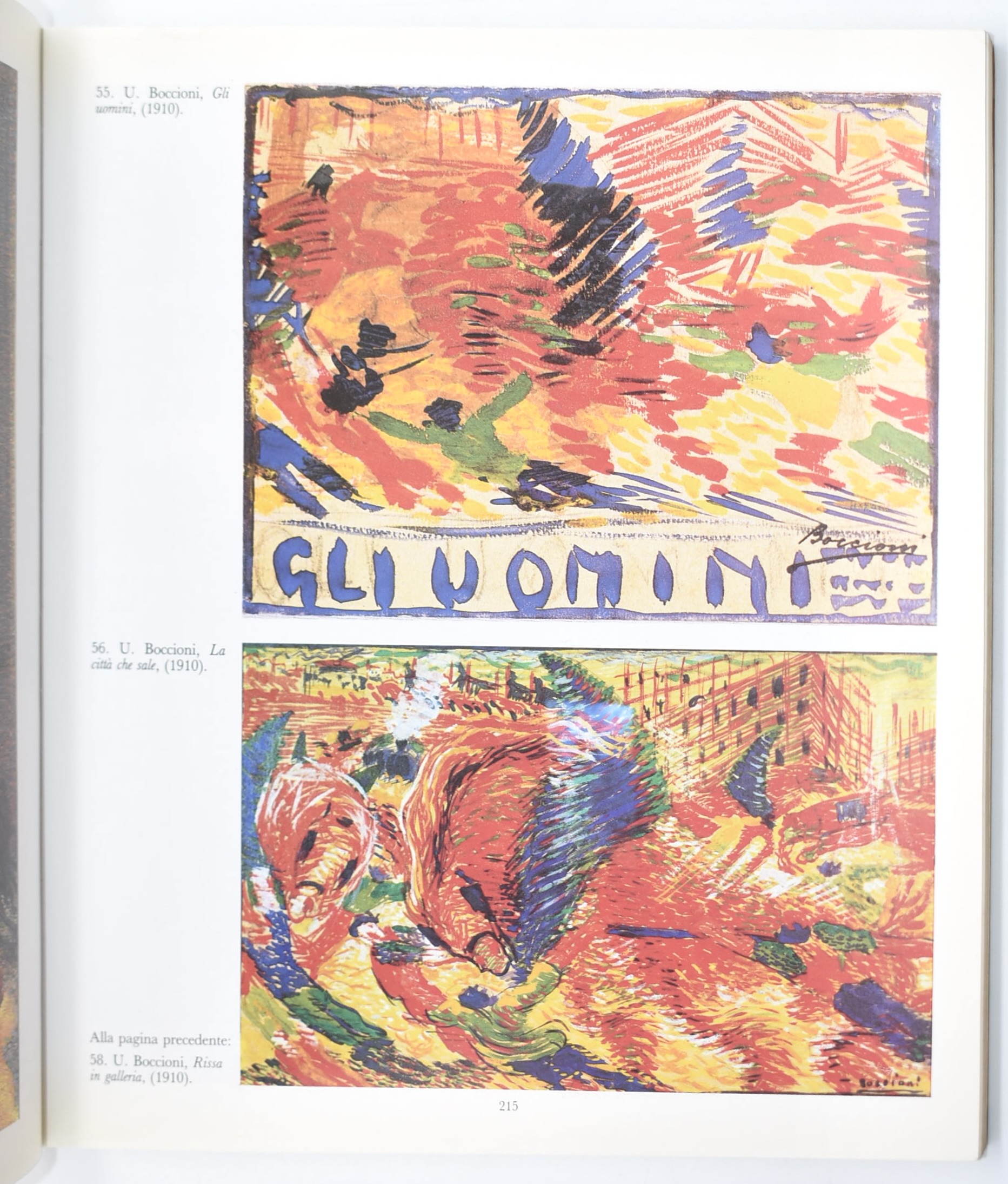 Umberto Boccioni e il Futurismo, opere e scritti. Tre volumi