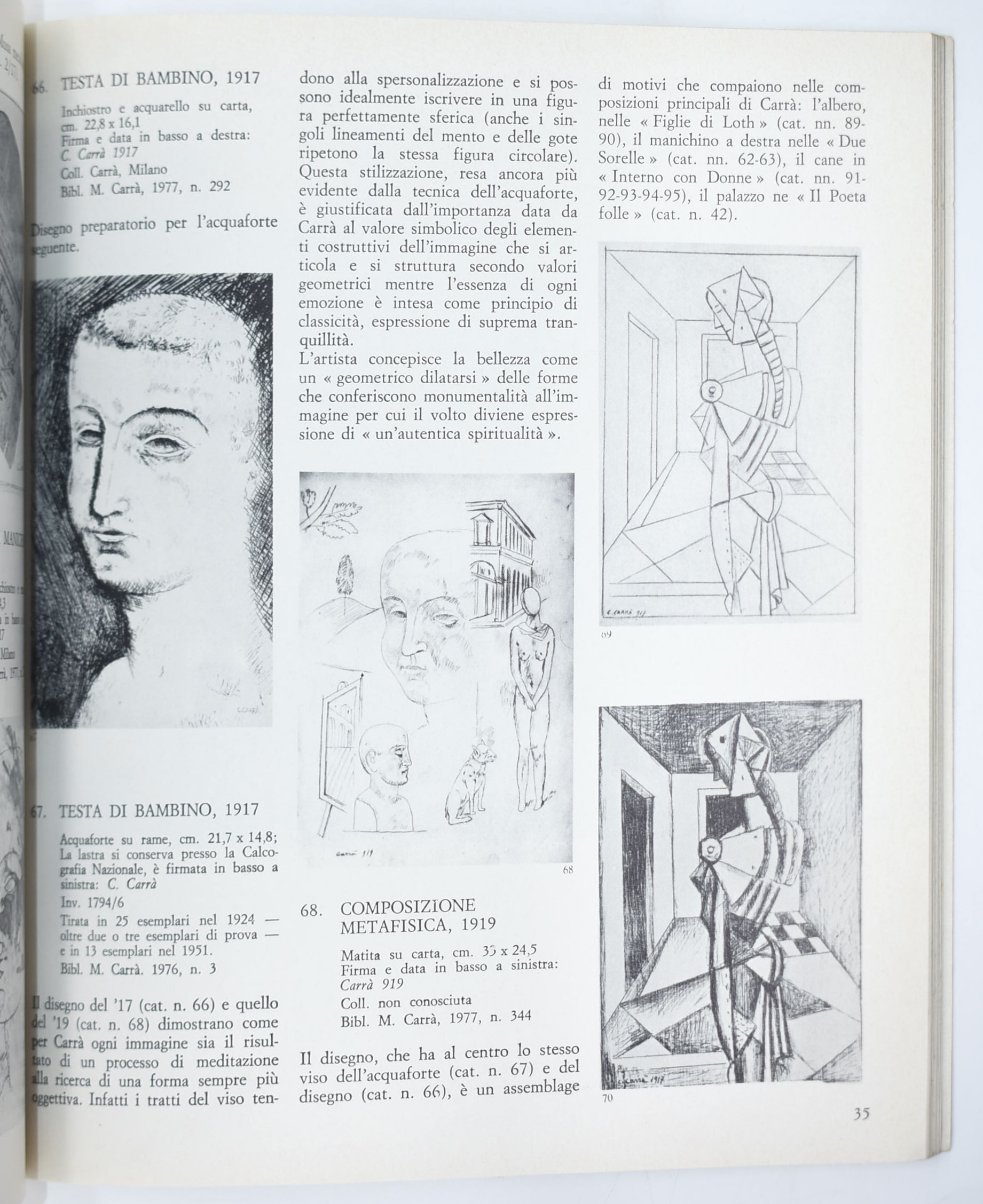 Carlo Carrà, [Opere in 3 volumi]: Maestri italiani del Novecento (Carrà, Donghi e Morandi)