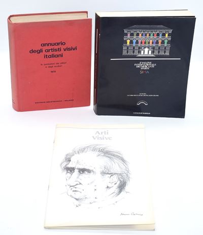 Annuario e riviste di settore sul mercato dell’arte, 3 volumi (brossura editoriale)