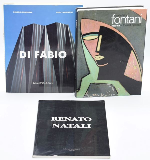 Pittura italiana del secondo Novecento: Fontani, Di Fabio e Natali (3 volumi)