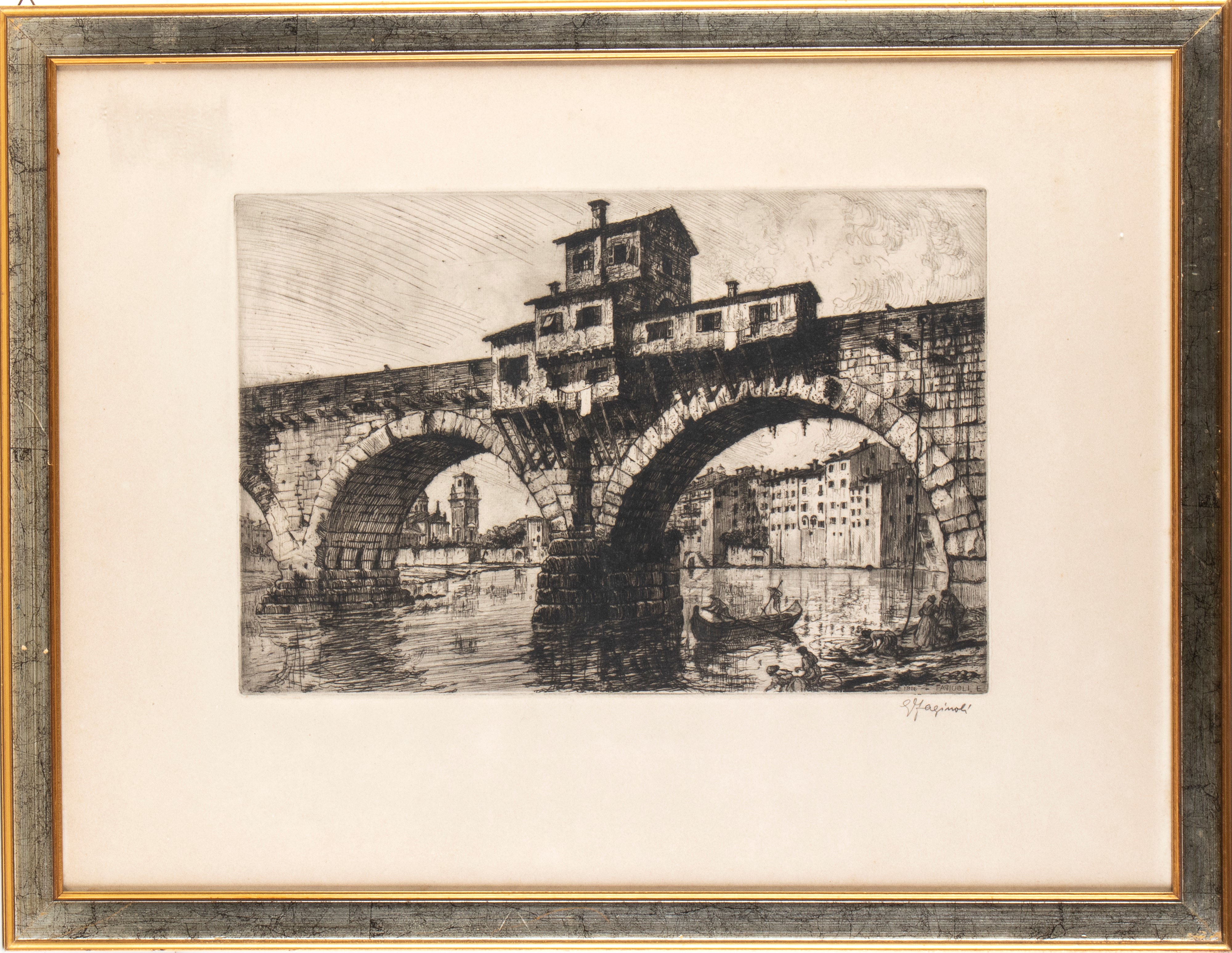 Ettore Fagiuoli - Ponte di Pietra a Verona