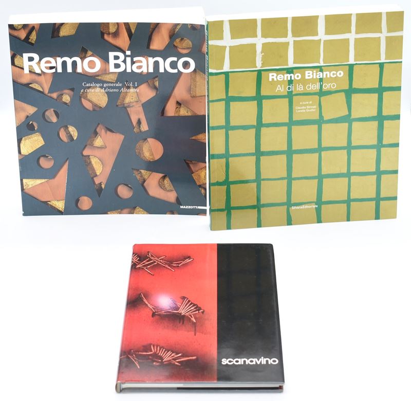 Remo Bianco, Al di là dell’oro. Catalogo della mostra; Adriano Altamira (a cura di), Catalogo gen...