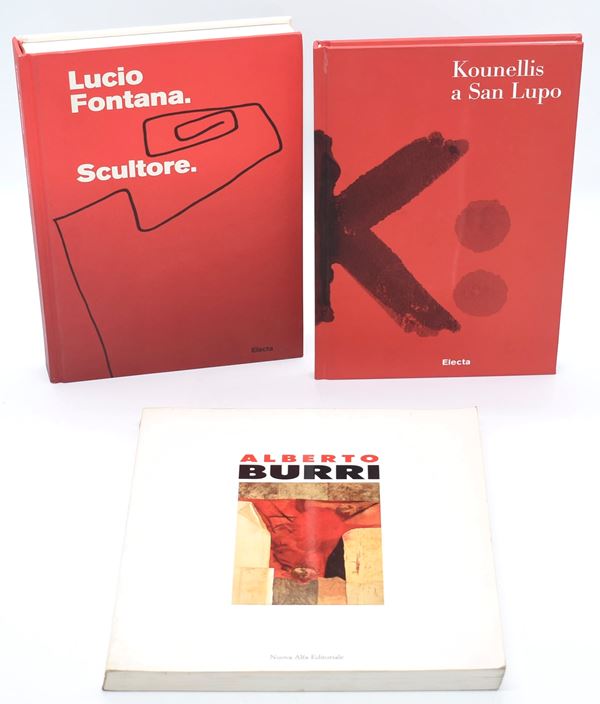 Fontana, Burri e Kounellis: materia, spazio e Arte Povera (3 volumi)