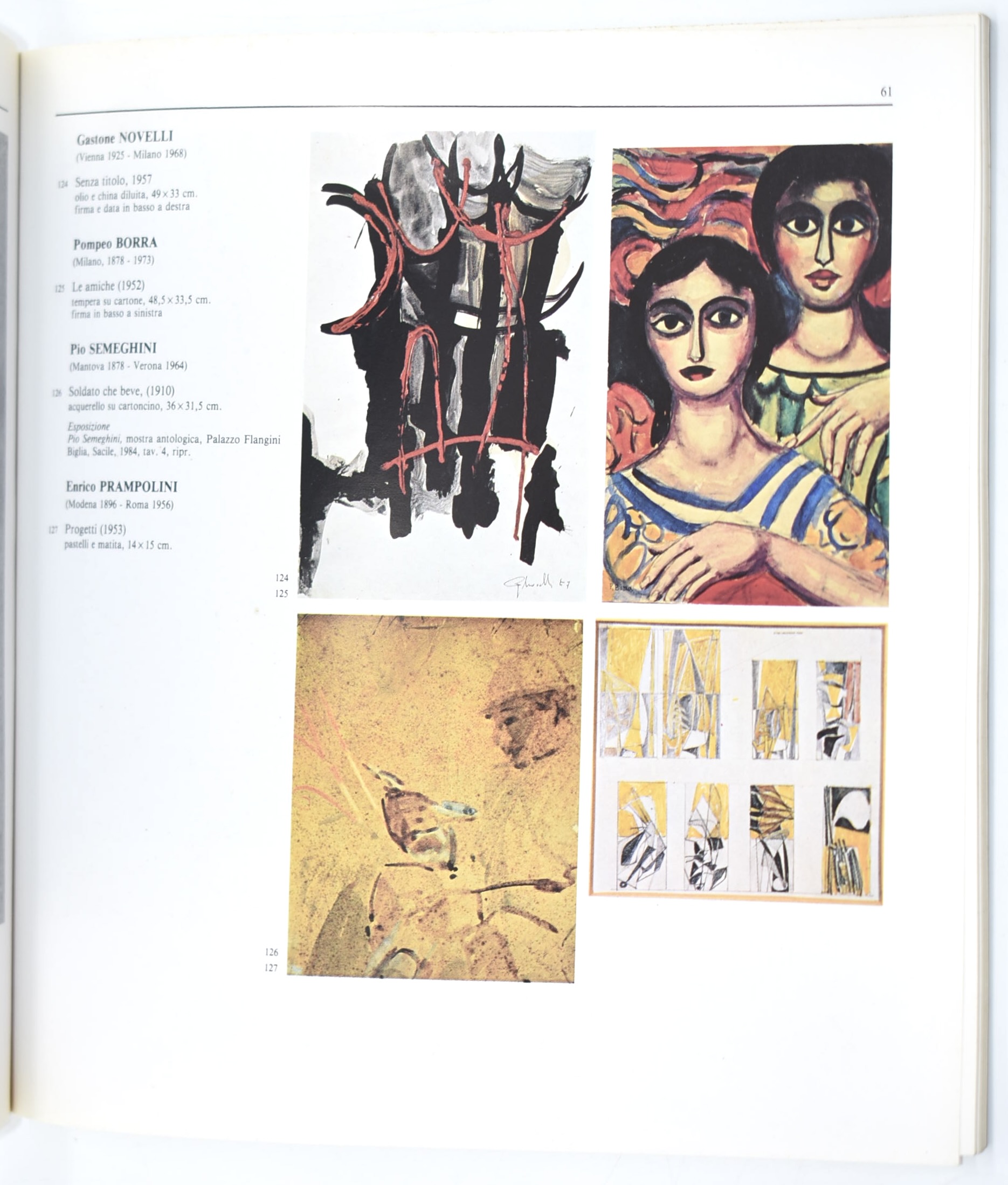 Mario Quesada, Domenico Gnoli. Disegni inediti; Catalogo de Il disegno italiano (Reggio Emilia, L...