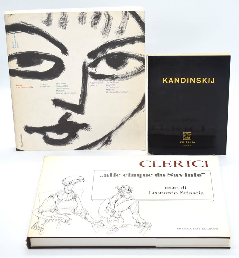 Kandinskij, Jawlensky e Clerici, Catalogo e opere in tre volumi