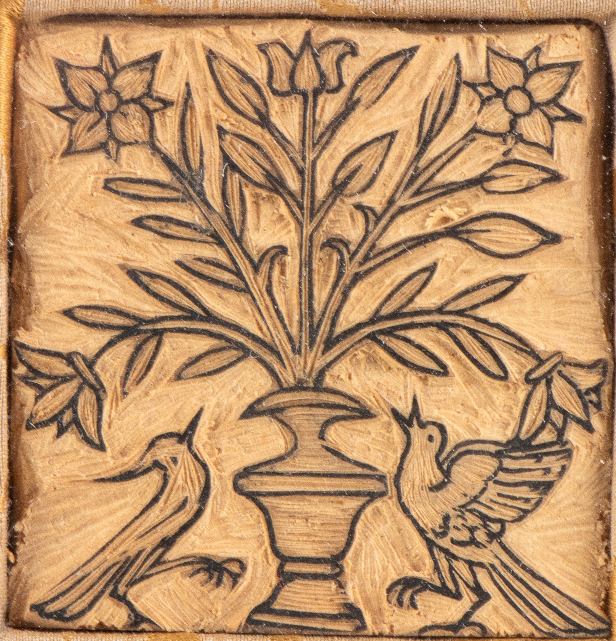 Bruno Marsili (bruno da Osimo) - Bruno da Osimo, Capolettera (matrice in legno) in cornice origin...