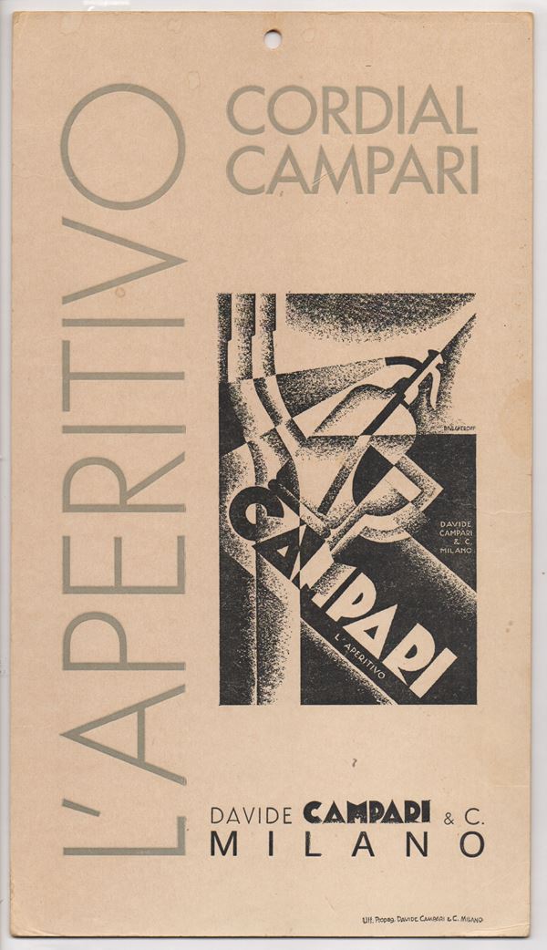 NICOLAJ  DIULGHEROFF - L'aperitivo Cordial Campari