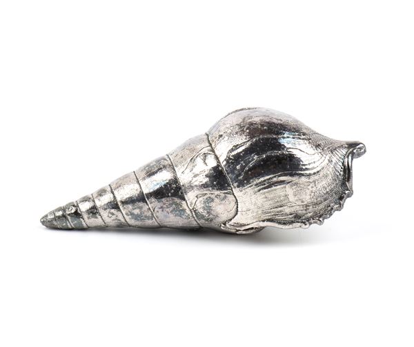 FEDERICO BUCCELLATI - Conchiglia marina montata in argento
