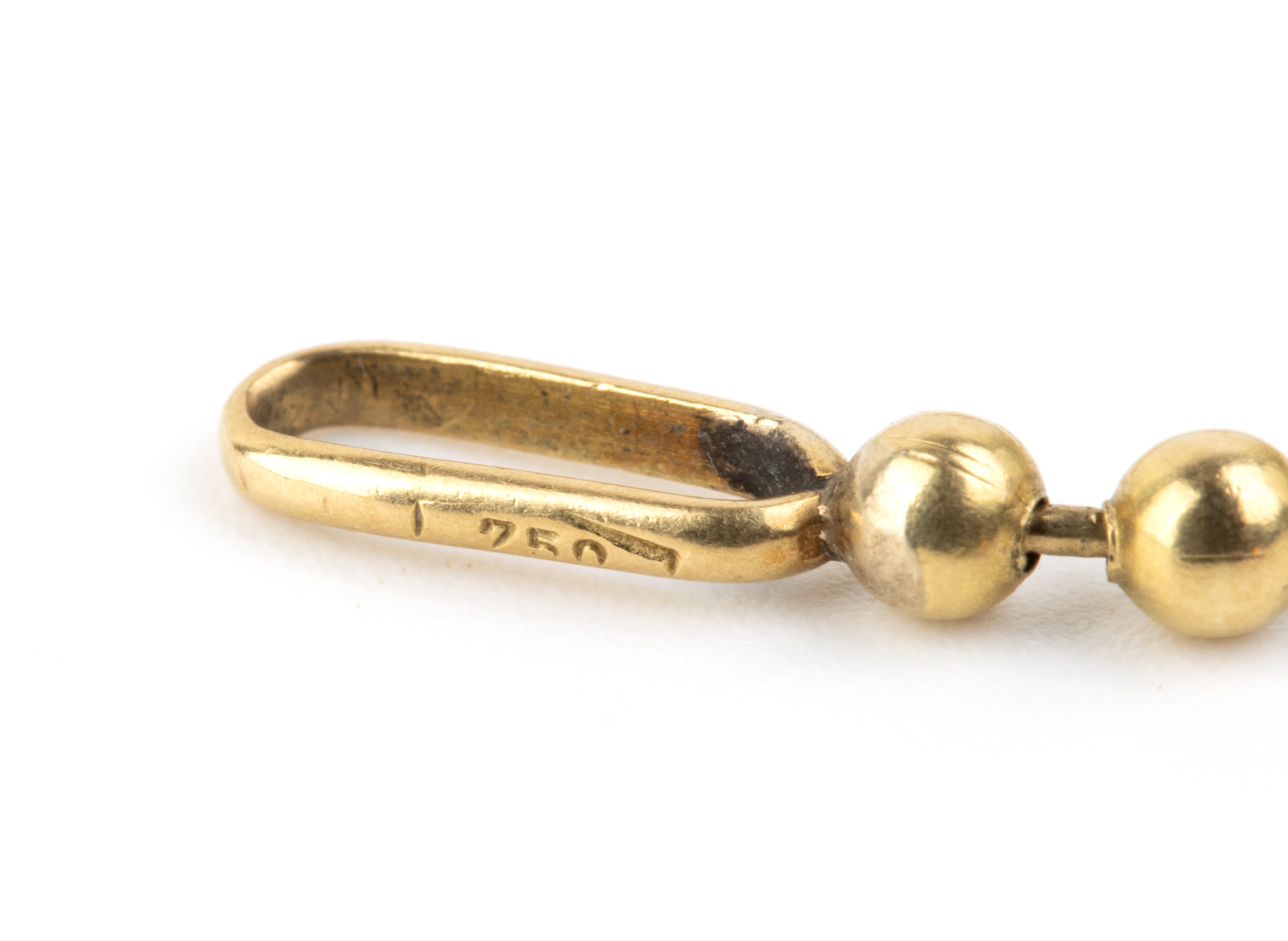 Girocollo italiano in oro 18k con croce in diamanti