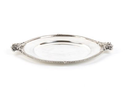 Piatto italiano in argento 800, anni ’40 del XX secolo