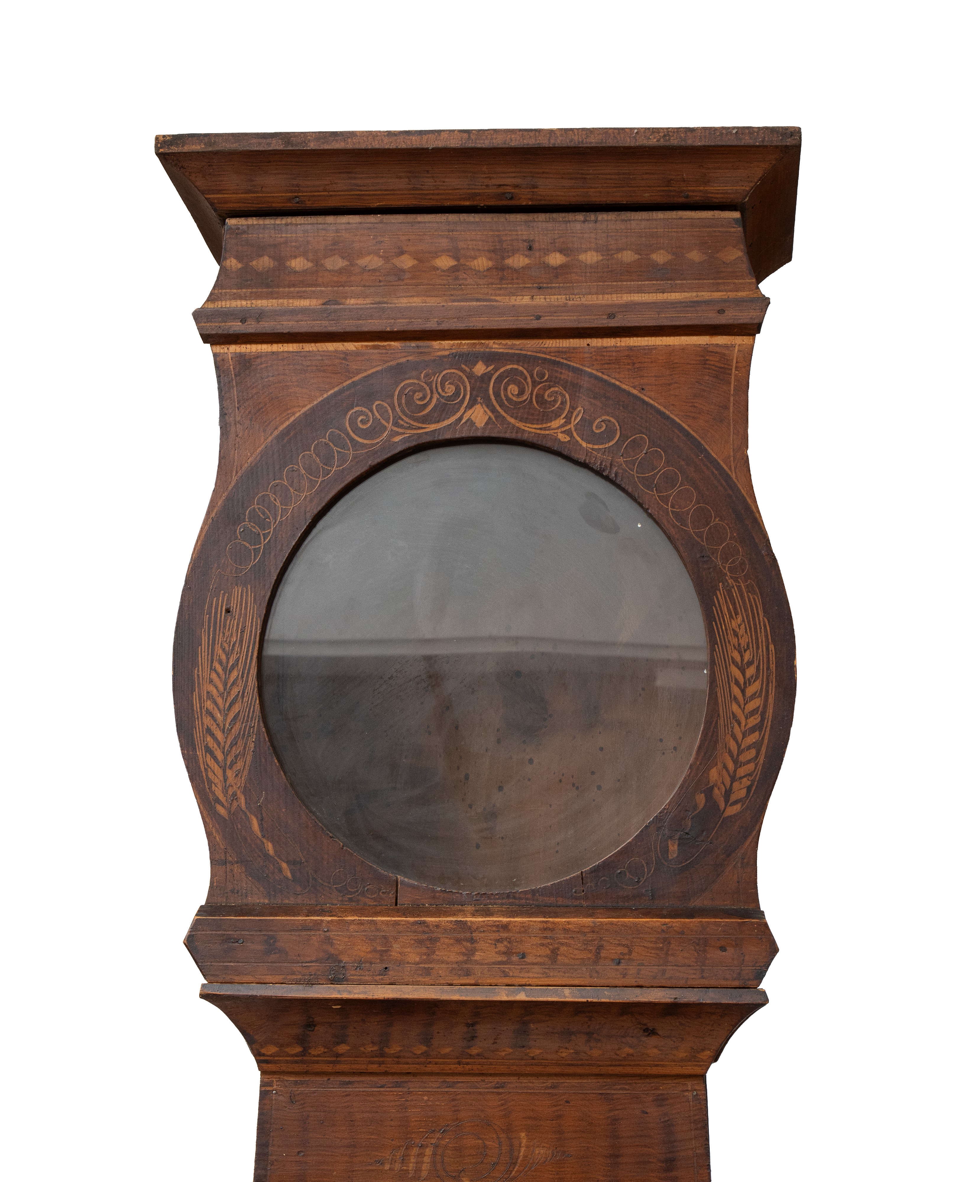 Pietro Bini, Orologio a colonna con quadrante firmato, XIX secolo