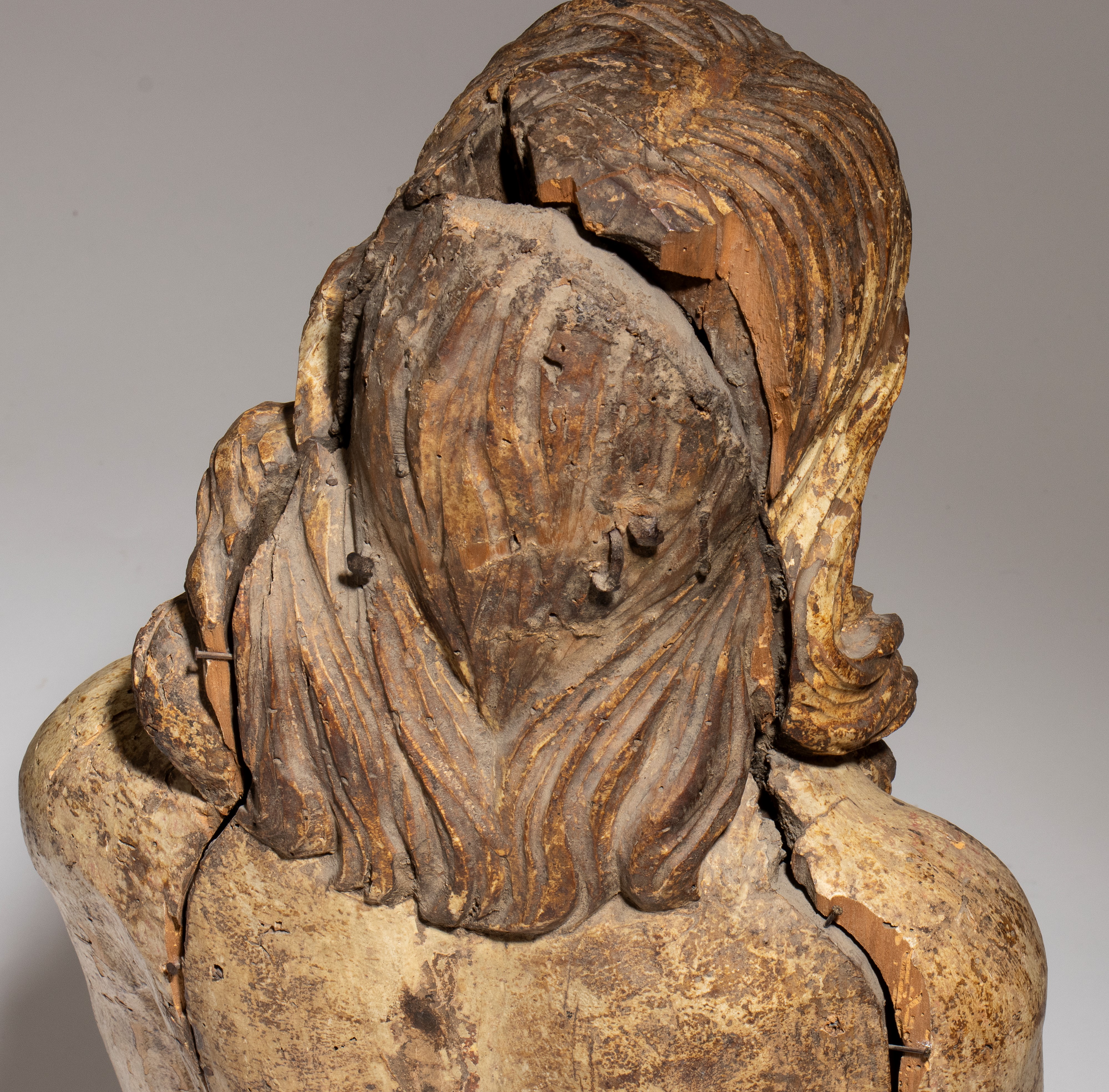 Area bolognese, Cristo ligneo (Ecce Homo), scultura policroma, XVI-XVII secolo