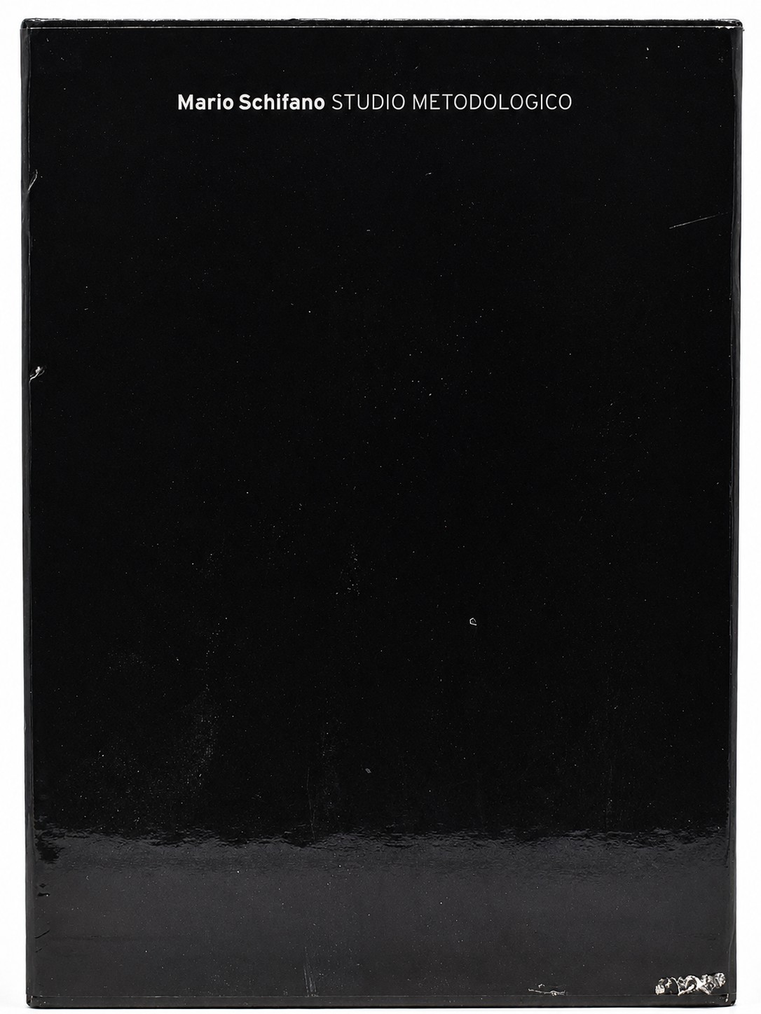 Mario Schifano, Studio metodologico. Repertori catalografici (2007) in cofanetto editoriale con 6...