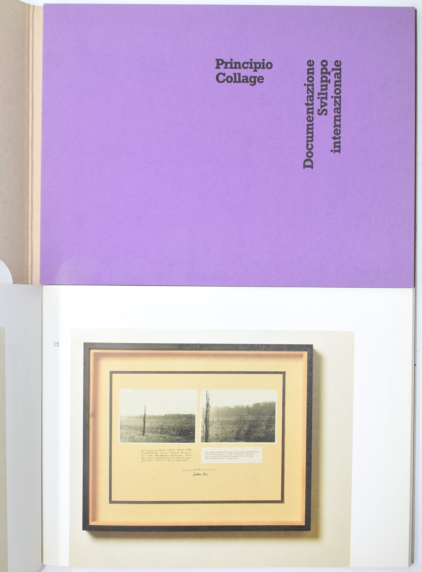 Dietrich Mahlow, Principio collage (catalogo della mostra), Stoccarda, 1985