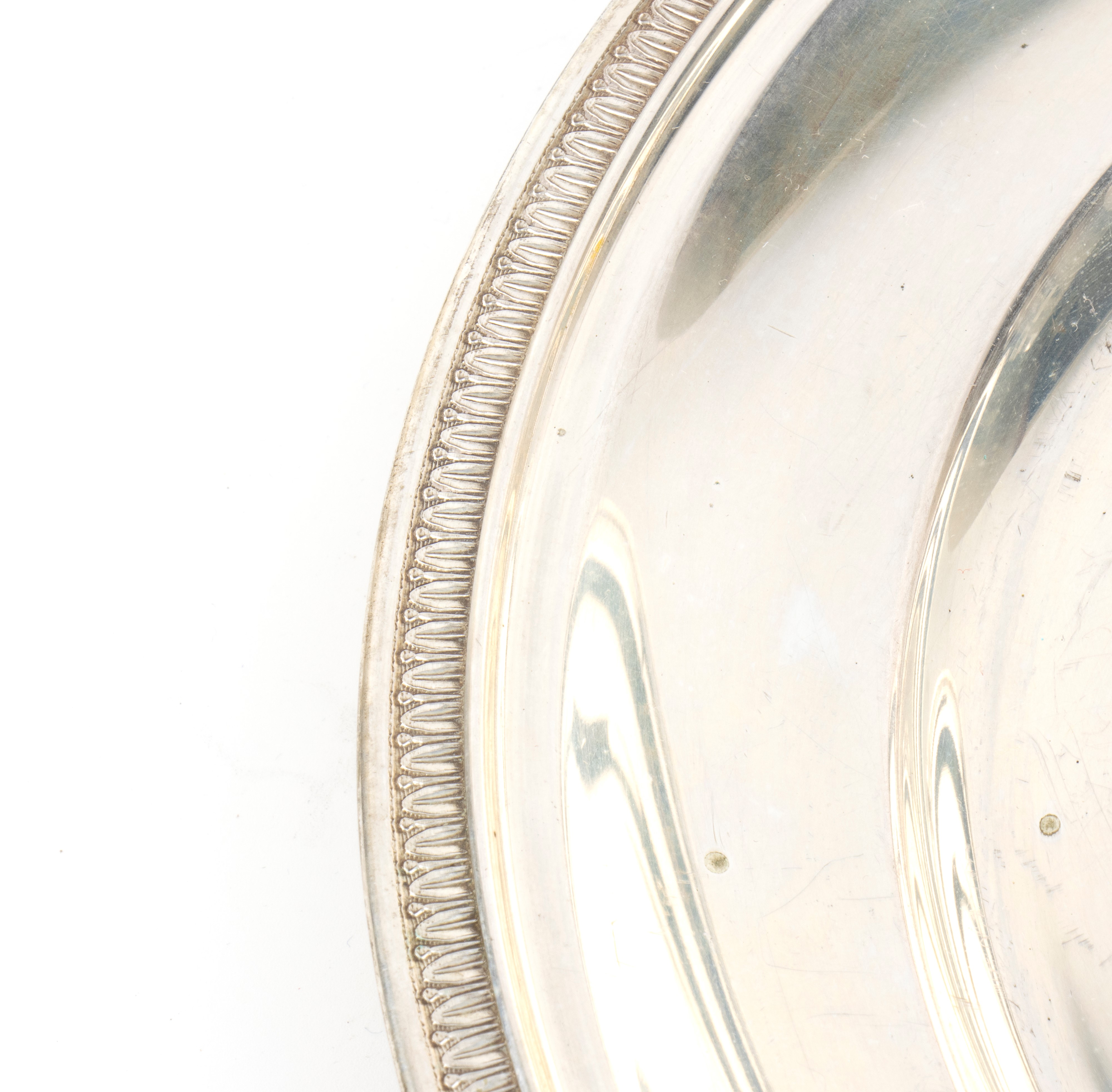 Set di 6 sottopiatti italiani, argento 800/1000, punzonati “800”