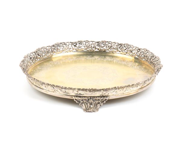 Salver portoghese in argento