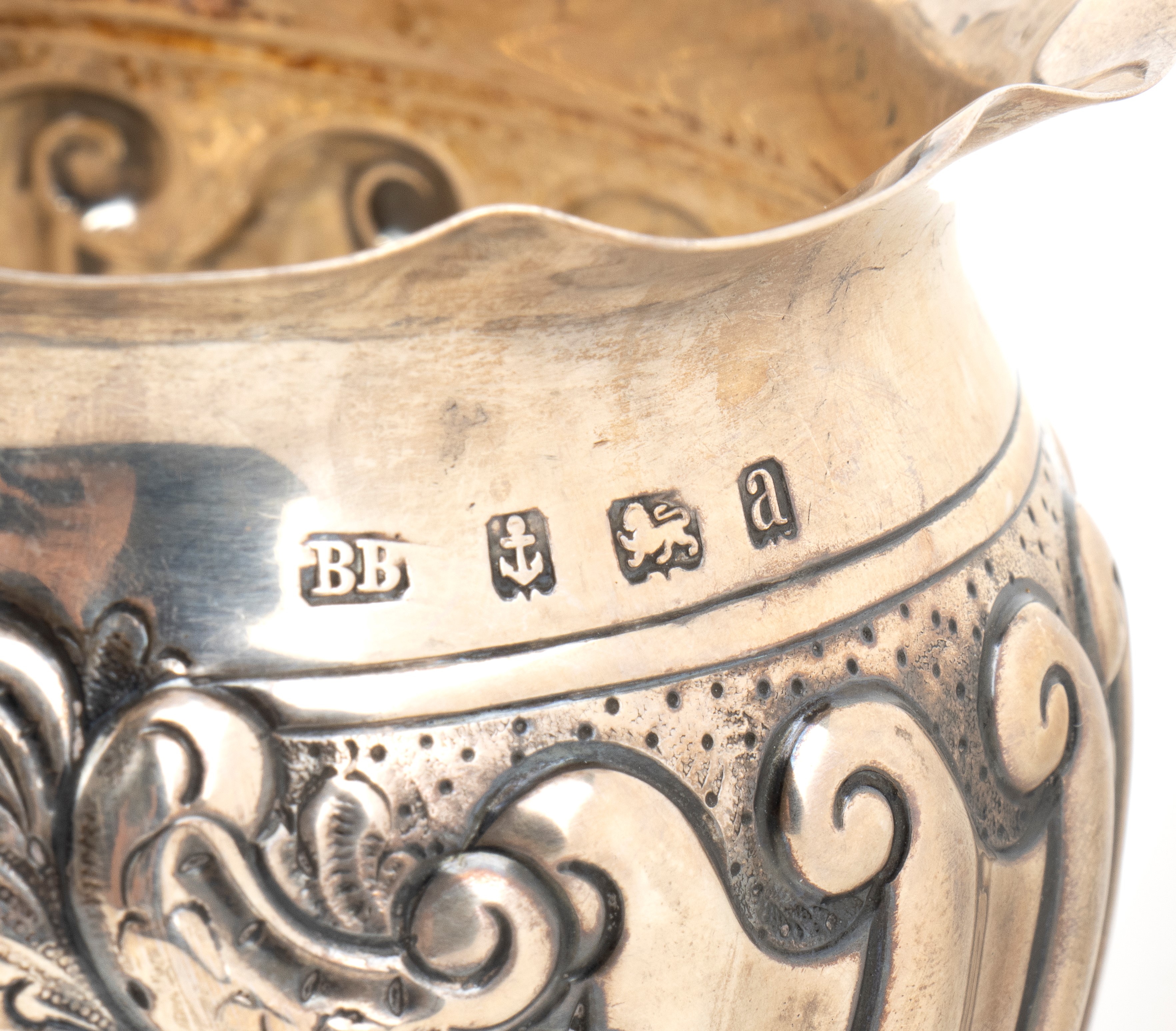 Barker Brothers Silver Ltd - Vaso inglese in argento 925 (Birmingham, 1900-1901)