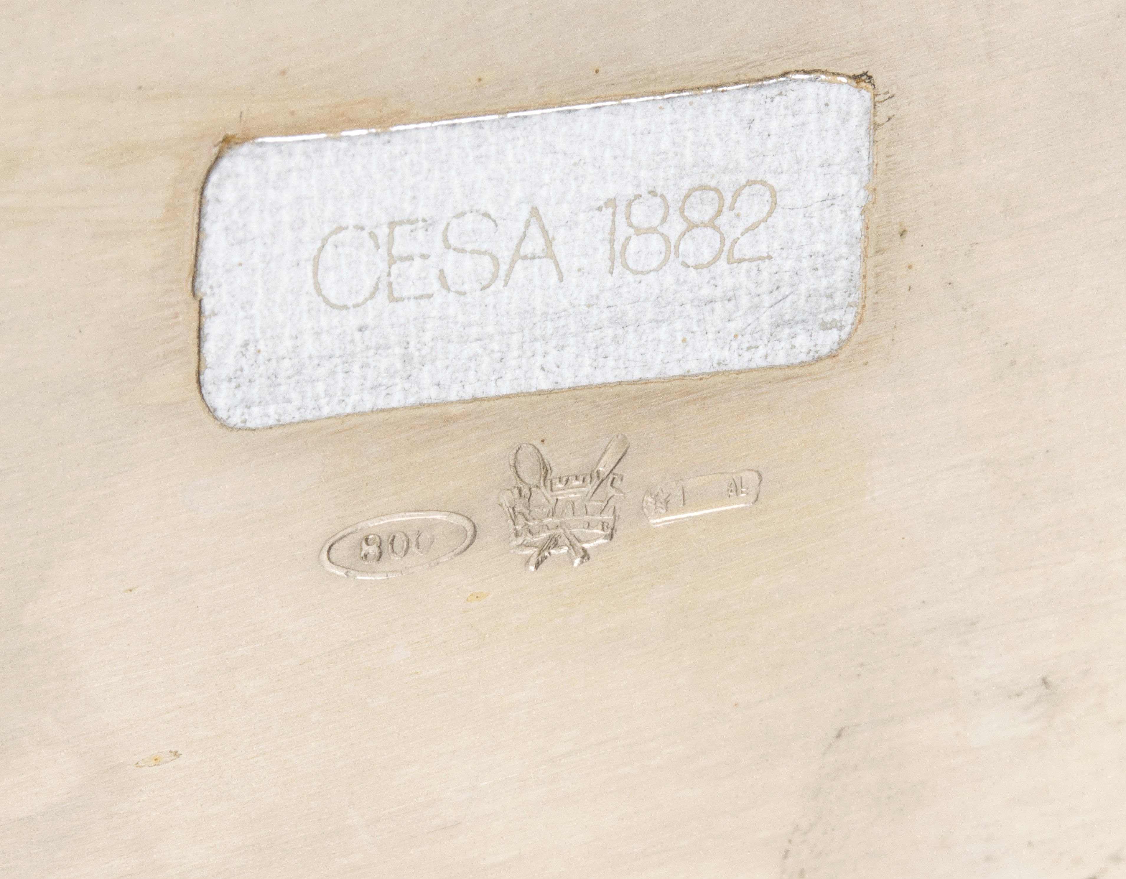 Cesa - Secchiello da champagne italiano in argento 800, seconda metà del XX secolo