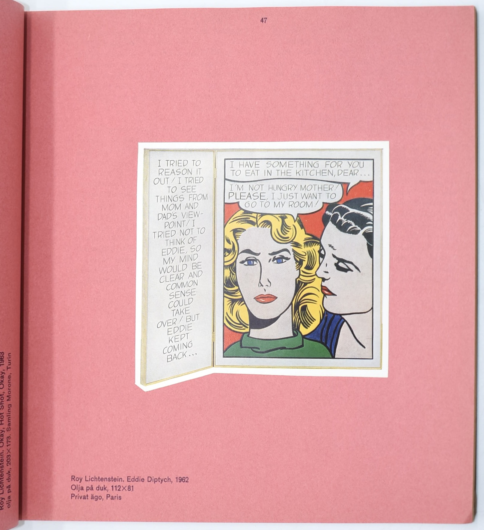 Catalogo della mostra al Moderna Museet, Pop Art americana, 1964