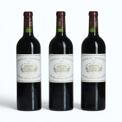 Château Margaux, Margaux (Bordeaux) 2005, 3 bottiglie