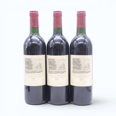 Château Duhart-Milon Rothschild, Pauillac 1989 (3 bottiglie), senza riserva