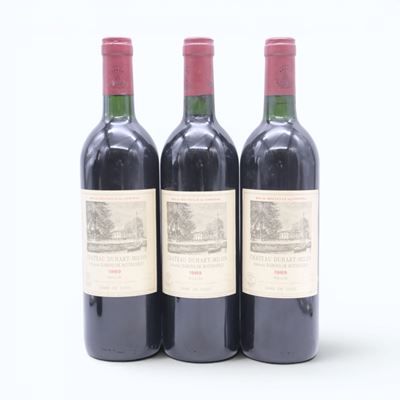 Château Duhart-Milon, Pauillac 1989 — 3 bottiglie