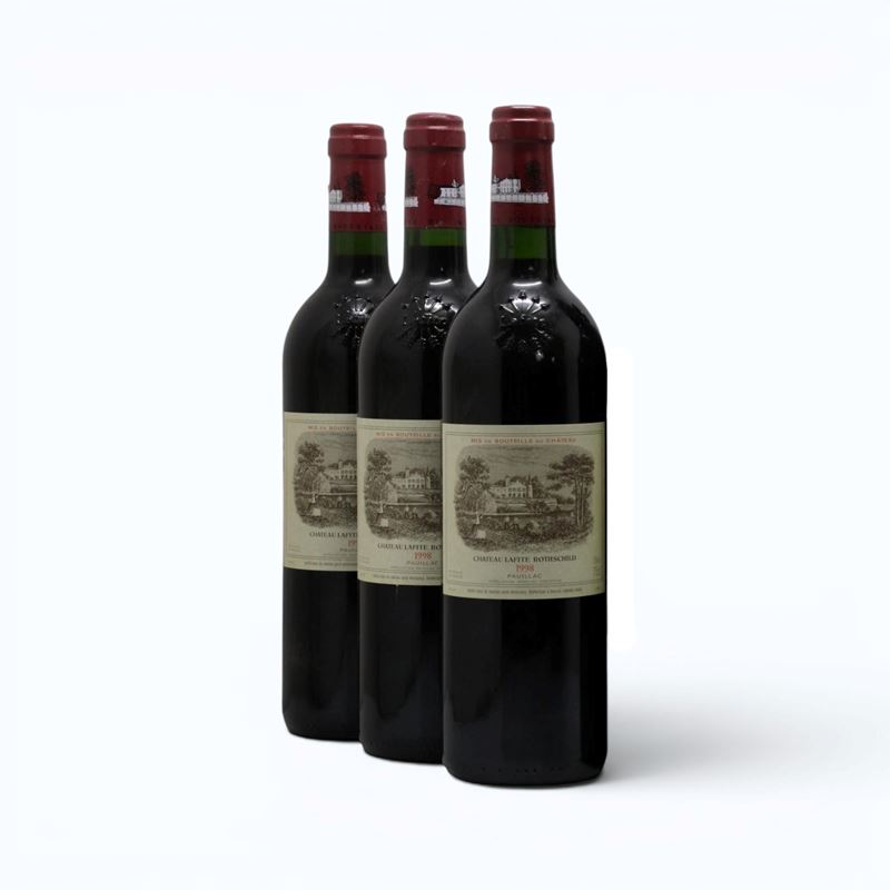 Château Lafite Rothschild, Pauillac 1998 (3 bottiglie)