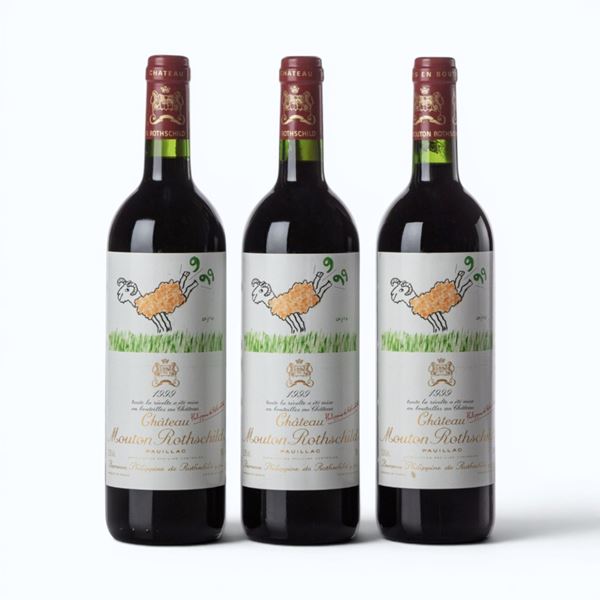Pauillac Château Mouton Rothschild 1999 3 Bot