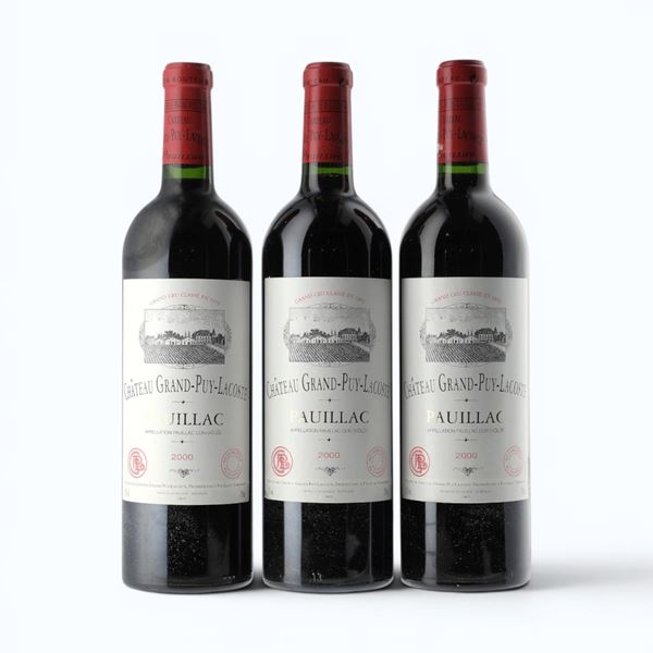Pauillac Château Grand-Puy-Lacoste  2000 3 Bot