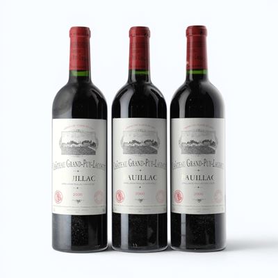 Bordeaux, Pauillac Château Grand-Puy-Lacoste 2000, 3 bottiglie