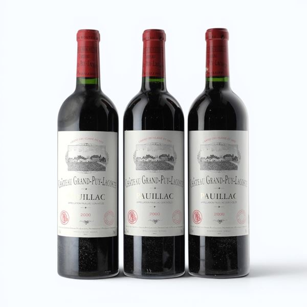 Pauillac Château Grand-Puy-Lacoste  2000 3 Bot