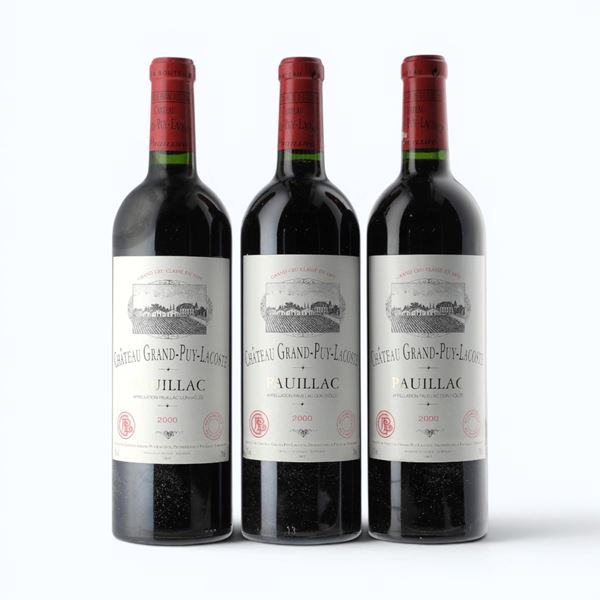 Pauillac Château Grand-Puy-Lacoste  2000 3 Bot