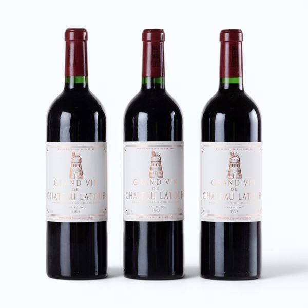 Pauillac Château Latour  1998 3 Bot