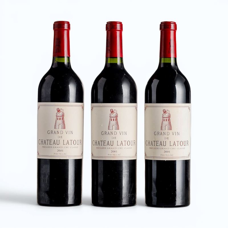 Pauillac, Château Latour, 2001 — 3 bottiglie