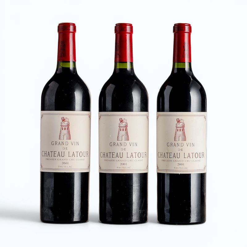 Pauillac, Château Latour, 2001, 3 bottiglie
