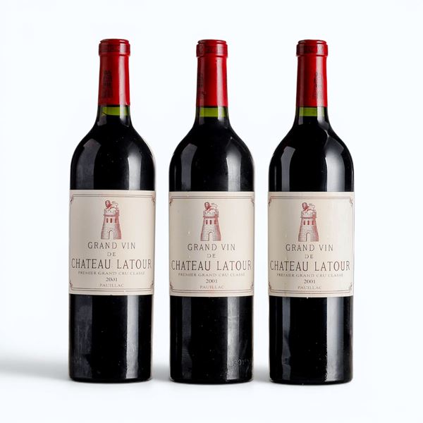 Pauillac Château Latour  2001 3 Bot