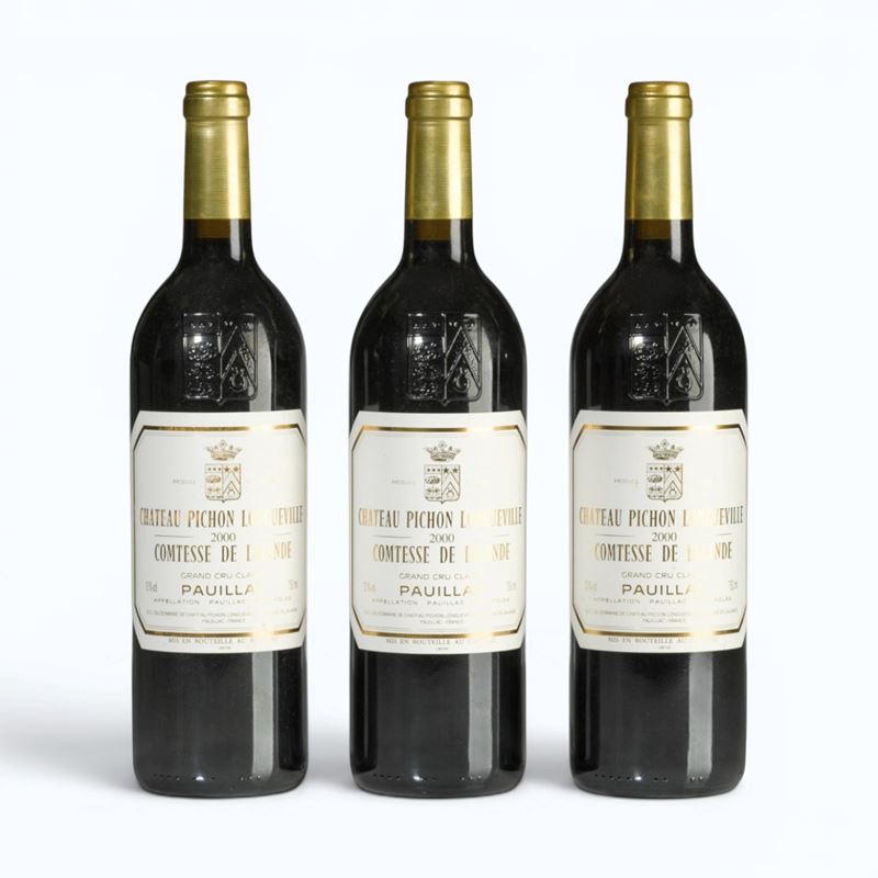 Bordeaux, Pauillac Château Pichon-Longueville Comtesse de Lalande 2000, 3 bottiglie