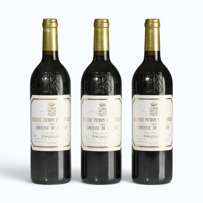 Bordeaux, Pauillac Château Pichon-Longueville Comtesse de Lalande, 2000, 3 bottiglie
