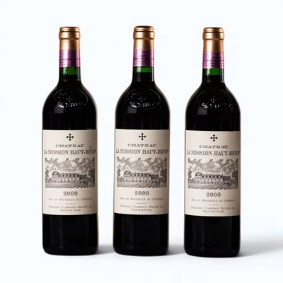Château La Mission Haut-Brion, Pessac-Léognan 2000, 3 bottiglie