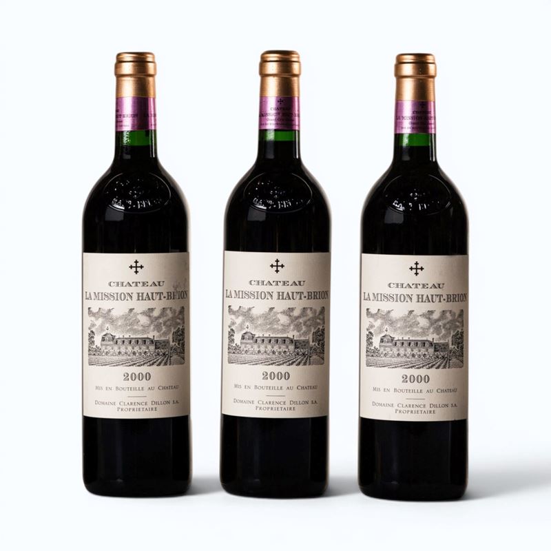 Château La Mission Haut-Brion, Pessac-Léognan 2000, 3 bottiglie