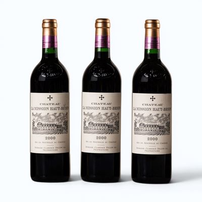 Pessac-Léognan, Château La Mission Haut-Brion, 2000, 3 bottiglie